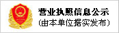 營業執照信息公示